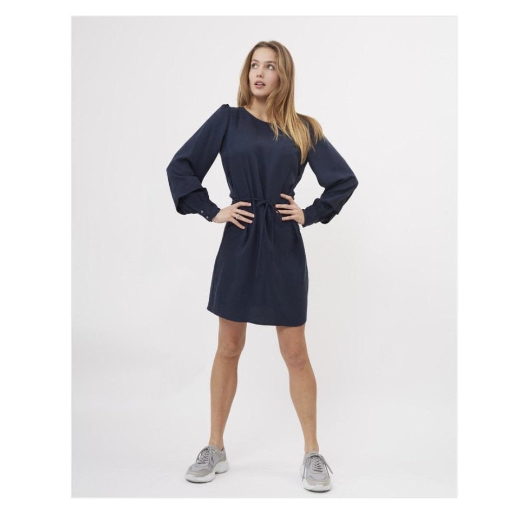 Minimum Women’s Long Sleeve Midi Dress Aqua Haze Euro 36/ US small NWT